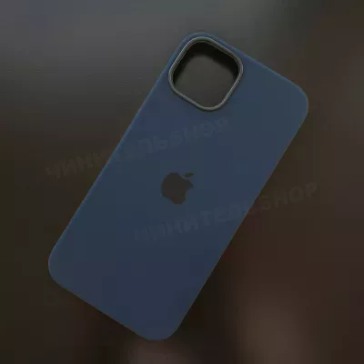 Чехол iPhone 13 Silicone Case (MagSafe) Abyss Blue