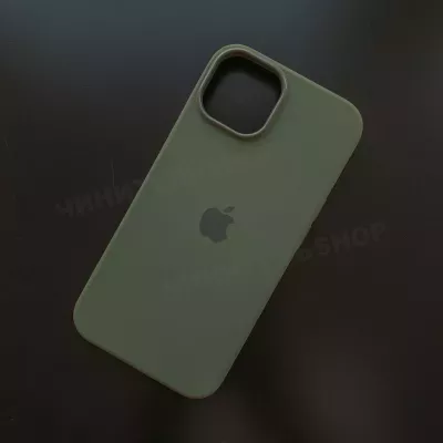 Чехол iPhone 14 Silicone Case (MagSafe) Olive