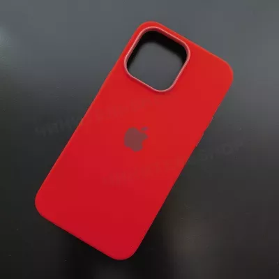 Чехол iPhone 14 Pro Max Silicone Case (MagSafe) Red