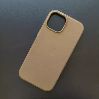 Чехол iPhone 15 FineWoven Case (MagSafe) Taupe