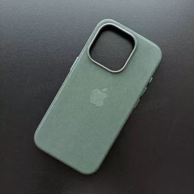 Чехол iPhone 15 Pro FineWoven Case (MagSafe) Evergreen