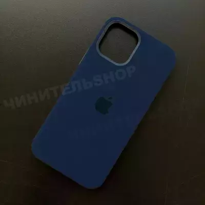 Чехол iPhone 12/12 Pro Silicone Case (MagSafe) Deep Navy