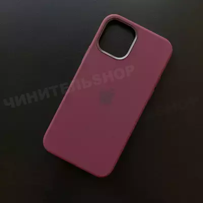 Чехол iPhone 12/12 Pro Silicone Case (MagSafe) Plum