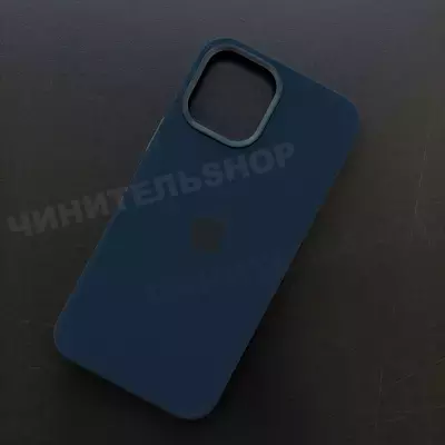 Чехол iPhone 12 Pro Max Silicone Case (MagSafe) Deep Navy