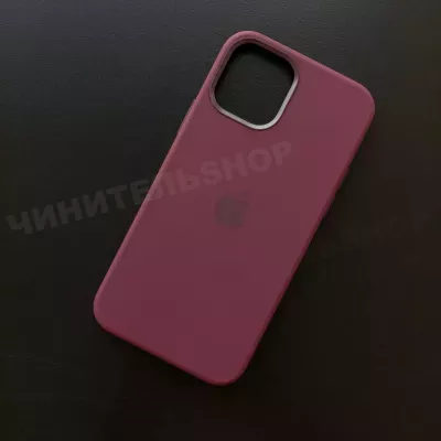 Чехол iPhone 12/12 Pro Silicone Case (MagSafe) Plum