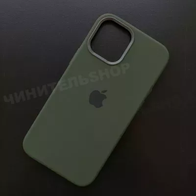 Чехол iPhone 12 Pro Max Silicone Case (MagSafe) Cyprus Green