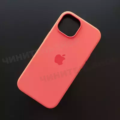 Чехол iPhone 15 Silicone Case (MagSafe) Guava