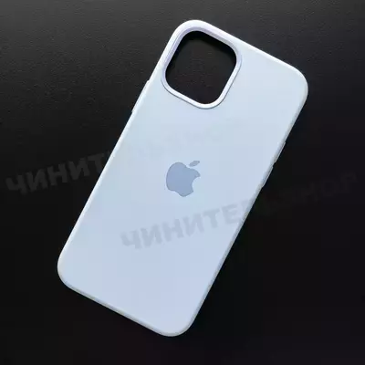 Чехол iPhone 12/12 Pro Silicone Case (MagSafe) Cloud Blue