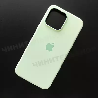 Чехол iPhone 15 Pro Max Silicone Case (MagSafe) Soft Mint