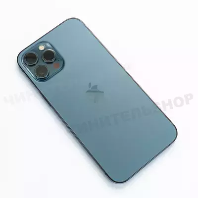 Корпус iPhone 12 Pro Max (Pacific Blue) с Разбора