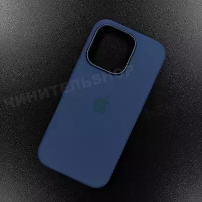 Чехол iPhone 16 Pro Silicone Case (MagSafe) Denim