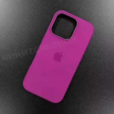 Чехол iPhone 16 Pro Silicone Case (MagSafe) Fuchsia