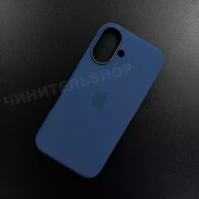 Чехол iPhone 16 Silicone Case (MagSafe) Denim