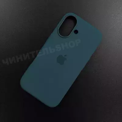 Чехол iPhone 16 Silicone Case (MagSafe) Lake Green