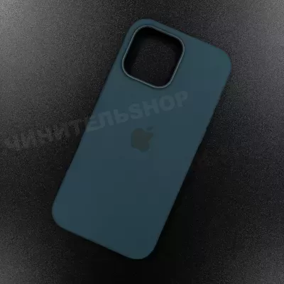 Чехол iPhone 16 Pro Max Silicone Case (MagSafe) Lake Green