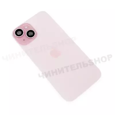 Задняя крышка iPhone 15 Plus (Pink) со шлейфом
