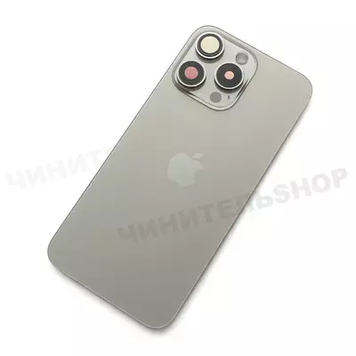 Задняя крышка iPhone 15 Pro (Natural Titanium)