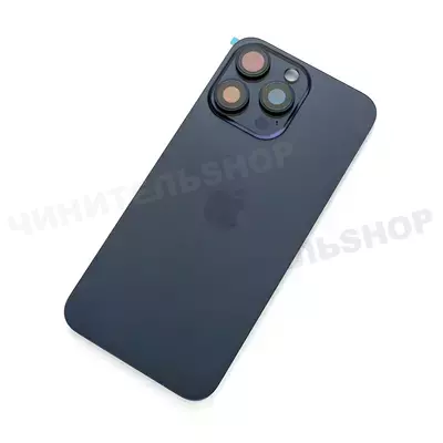 Задняя крышка iPhone 15 Pro Max (Blue Titanium)