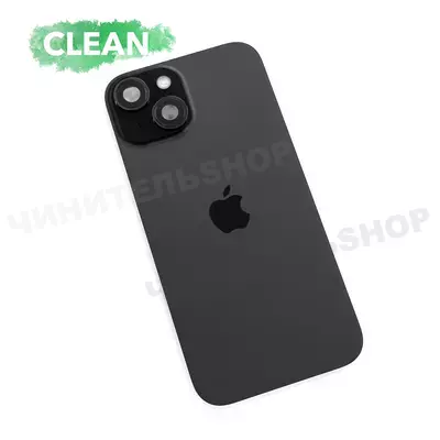 Задняя крышка iPhone 15 (Black) со шлейфом