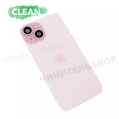 Задняя крышка iPhone 15 (Pink) со шлейфом