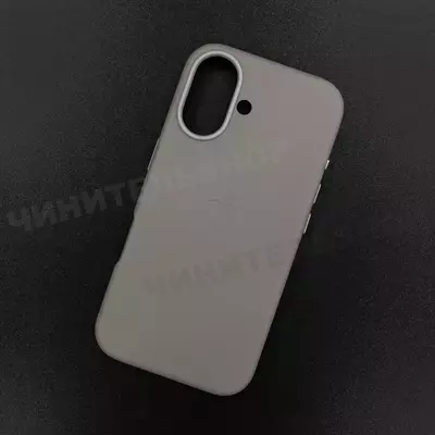 Чехол iPhone 16 Leather Case (MagSafe) Taupe