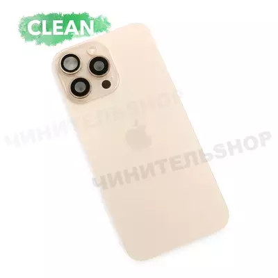 Задняя крышка iPhone 16 Pro Max Оригинал с разбора Со шлейфом (Clean)