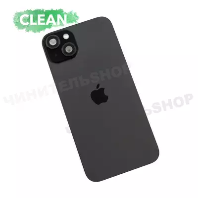 Задняя крышка iPhone 15 Plus (Black) со шлейфом