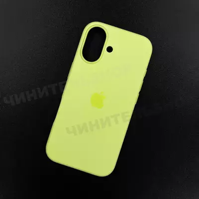 Чехол iPhone 17 Silicone Case (MagSafe) Neon Yellow