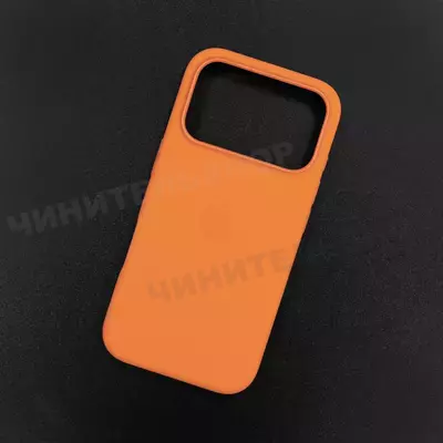 Чехол iPhone 17 Pro Silicone Case (MagSafe) Orange