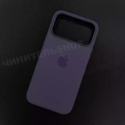 Чехол iPhone 17 Pro Max Silicone Case (MagSafe + Camera Control) Purple Fog