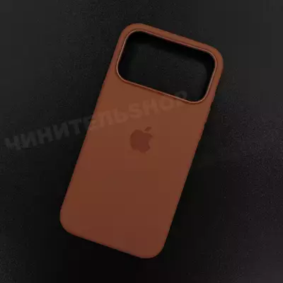 Чехол iPhone 17 Pro Max Silicone Case (MagSafe) Terra Cota