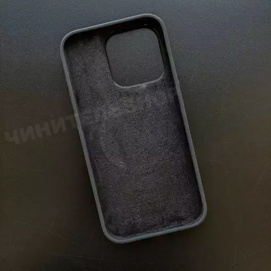 Чехол iPhone 15 Pro Silicone Case (MagSafe) Black