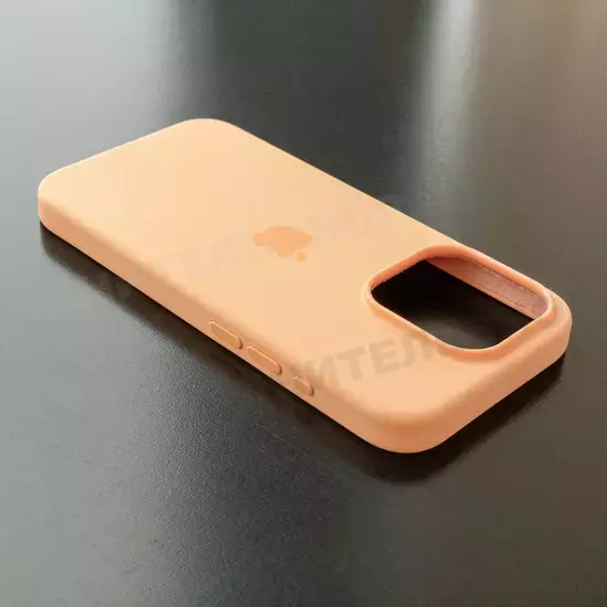 Чехол iPhone 15 Pro Silicone Case (MagSafe) Orange Sorbet