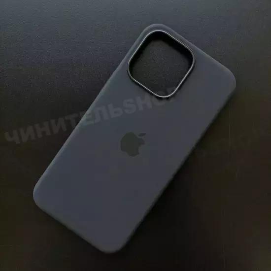 Чехол iPhone 15 Pro Max Silicone Case (MagSafe) Black