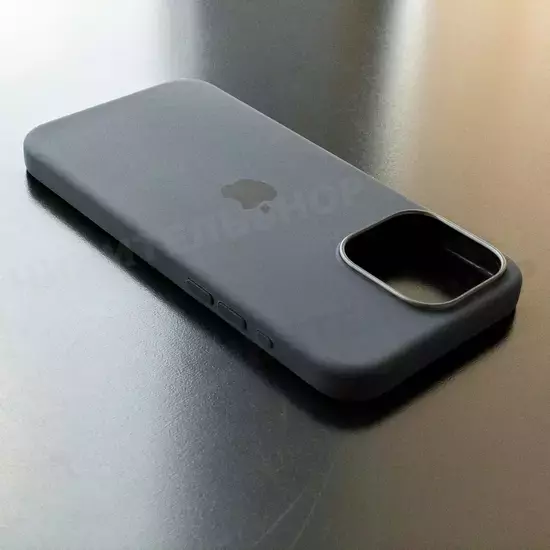 Чехол iPhone 15 Pro Max Silicone Case (MagSafe) Black