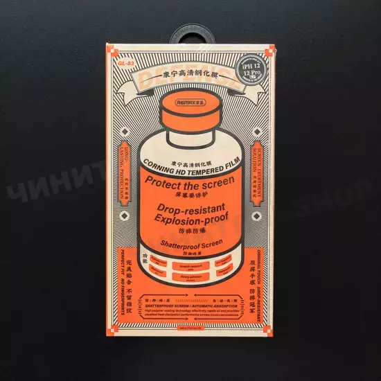 Защитное стекло Remax Orange Medicine для iPhone 12/12 Pro