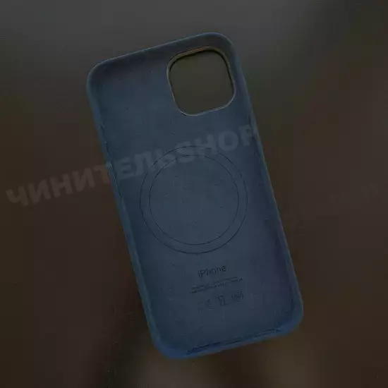 Чехол iPhone 13 Silicone Case (MagSafe) Abyss Blue
