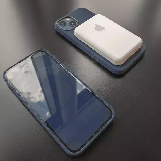 Чехол iPhone 13 Silicone Case (MagSafe) Abyss Blue