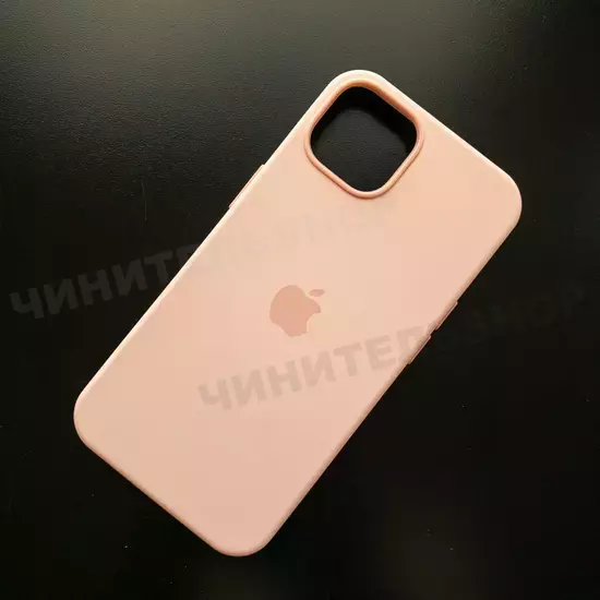 Чехол iPhone 13 Silicone Case (MagSafe) Chalk Pink