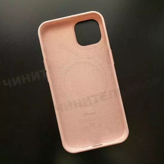 Чехол iPhone 13 Silicone Case (MagSafe) Chalk Pink