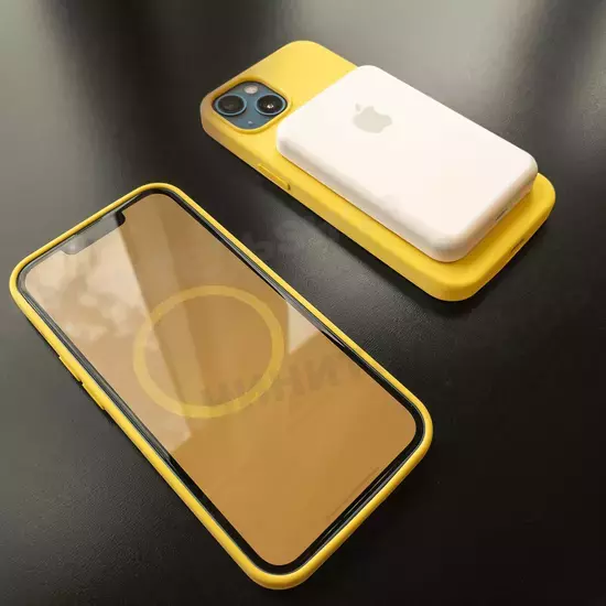 Чехол iPhone 13 Silicone Case (MagSafe) Lemon Zest