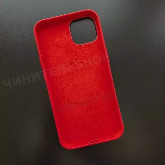 Чехол iPhone 13 Silicone Case (MagSafe) Red