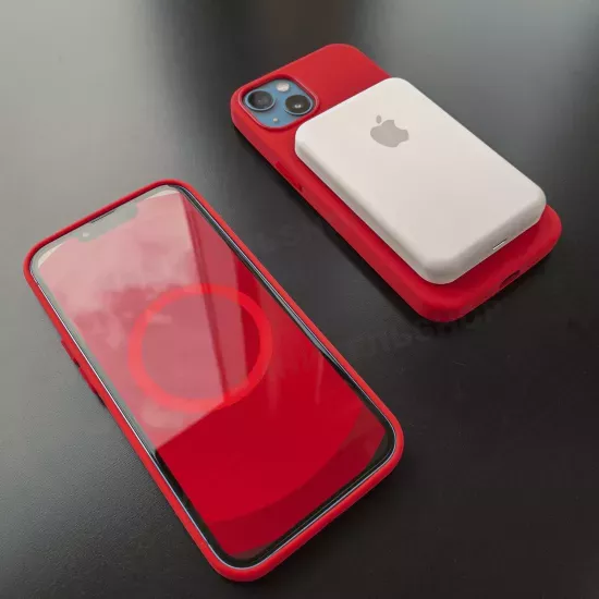 Чехол iPhone 13 Silicone Case (MagSafe) Red