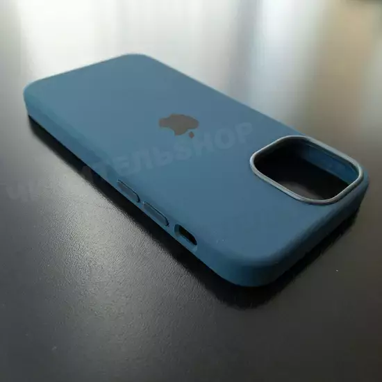 Чехол iPhone 13 mini Silicone Case (MagSafe) Abyss Blue