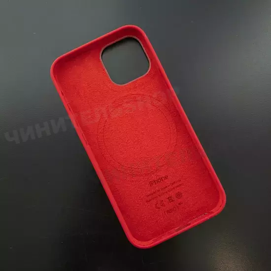 Чехол iPhone 13 mini Silicone Case (MagSafe) Red