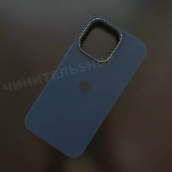Чехол iPhone 13 Pro Silicone Case (MagSafe) Abyss Blue
