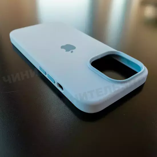 Чехол iPhone 13 Pro Silicone Case (MagSafe) Blue Fog