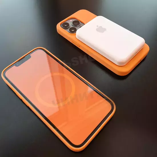 Чехол iPhone 13 Pro Max Silicone Case (MagSafe) Marigold