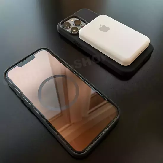 Чехол iPhone 13 Pro Max Silicone Case (MagSafe) Midnight