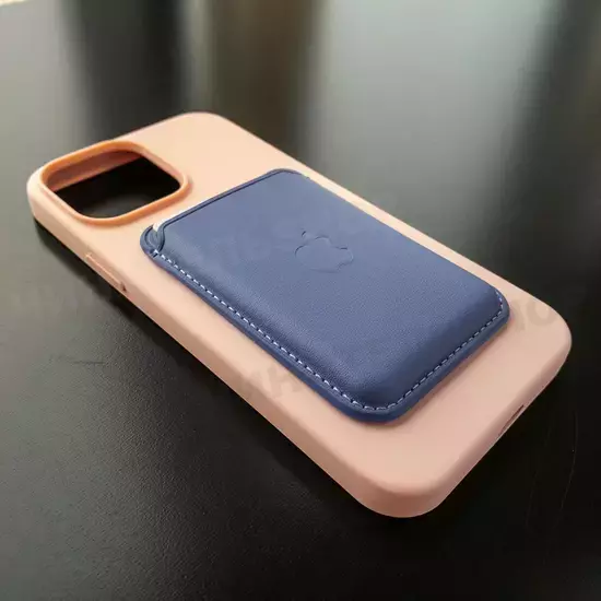 Чехол iPhone 13 Pro Max Silicone Case (MagSafe) Chalk Pink